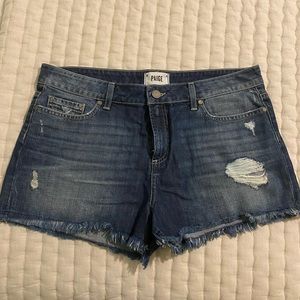 Paige Cutoff Jean Shorts - Size 31